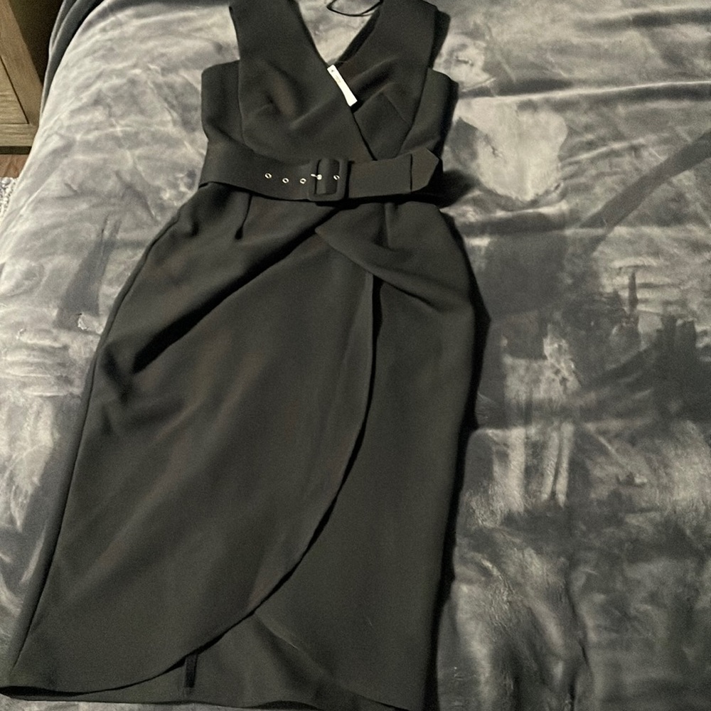 ASOS black dress NWT size US 0
